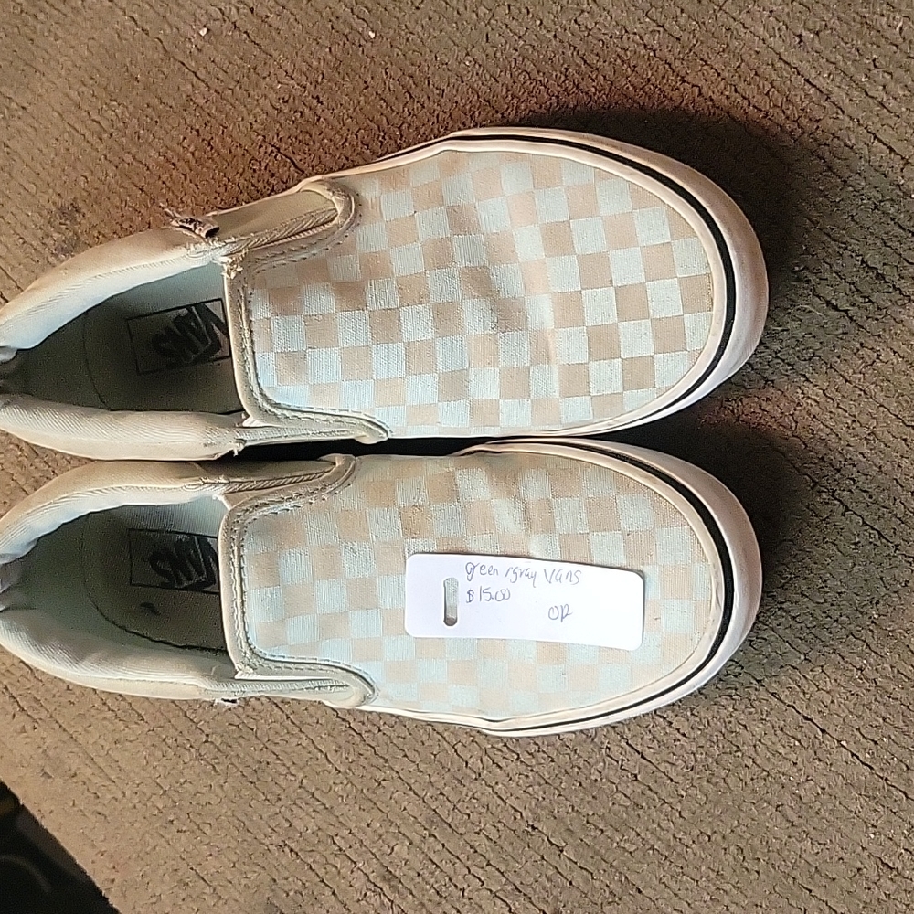 Checkered Vans - image 1